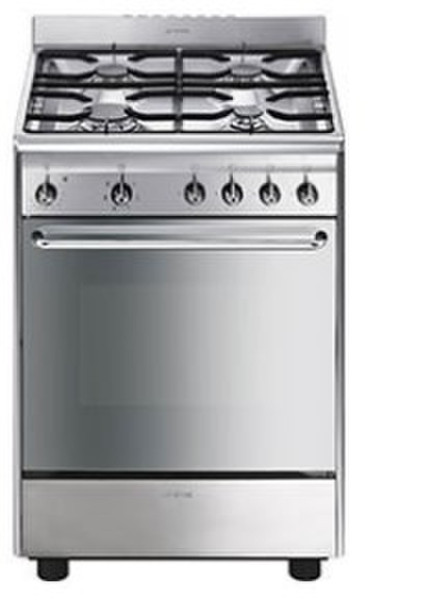 Smeg SCD60EMX9 Freestanding Gas hob A Stainless steel cooker