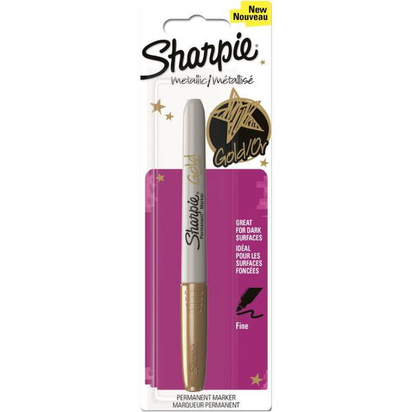 Sharpie Metallic Fine tip Gold 1pc(s) permanent marker