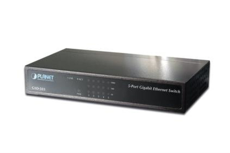 ASSMANN Electronic GSD-503 Gigabit Ethernet (10/100/1000) Черный сетевой коммутатор