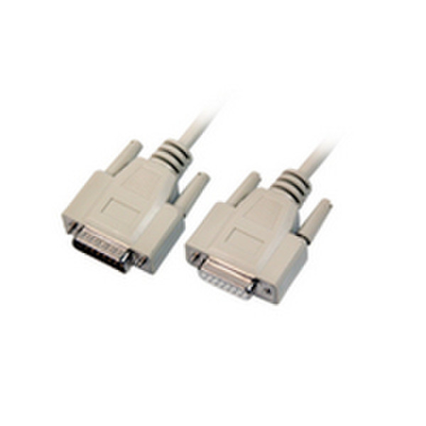 Microconnect 1m D-Sub 15-D-Sub 15 1m VGA (D-Sub) VGA (D-Sub) Beige