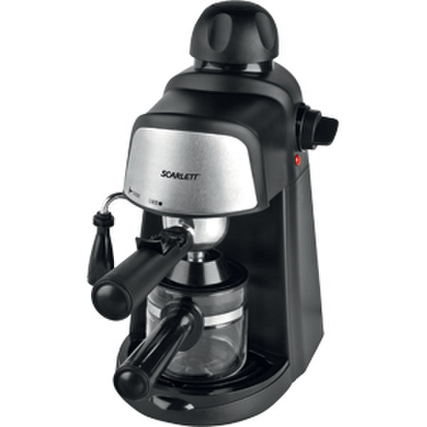 Scarlett SC-037 Espresso machine 4cups Black,Stainless steel