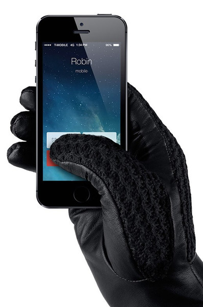 Mujjo MJ-GLLT-020-80 Black touchscreen gloves