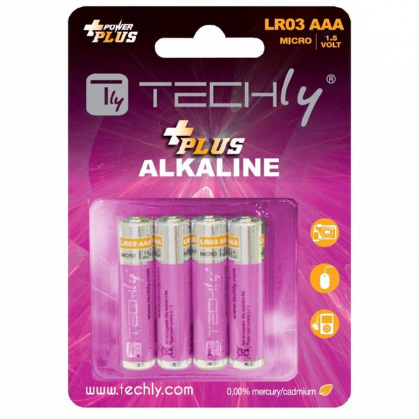Techly IBT-KAP-LR03T Alkali 1.5V Nicht wiederaufladbare Batterie