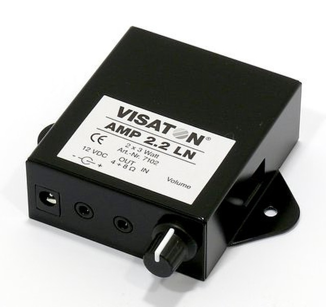 Visaton AMP 2.2 LN 2.0 Haus Verkabelt Schwarz Audioverstärker