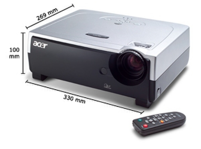Acer PD725P DLP XGA 3600ALu 3600ANSI lumens XGA (1024x768) data projector