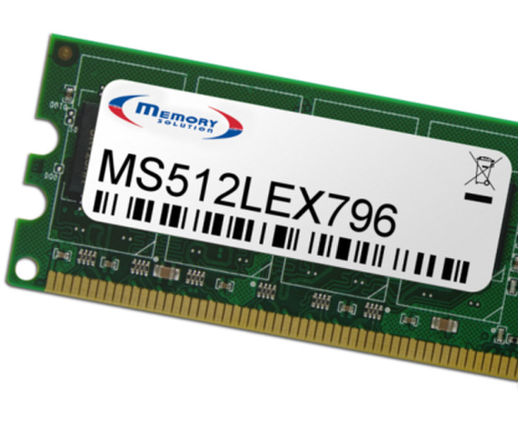 Memory Solution MS512LEX796 printer memory