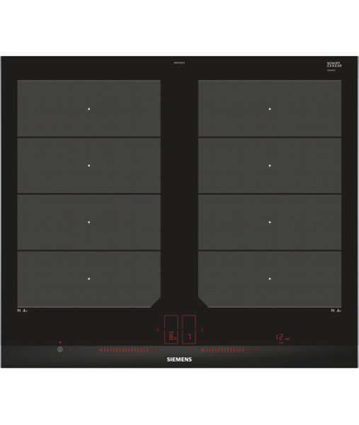 Siemens EX675LXC1E Встроенный Индукционная Черный, Нержавеющая сталь плита