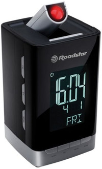 Roadstar CLR-2496P Uhr Analog Schwarz Radio