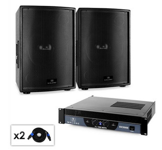 Electronic-Star Disco Freestanding Public Address (PA) system 1000W Black