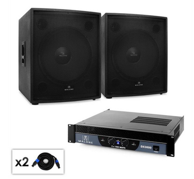 Electronic-Star Party Freestanding Public Address (PA) system 1250W Black