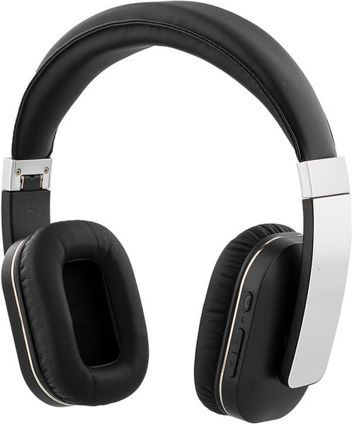 Streetz HL-239 Binaural Kopfband Schwarz, Edelstahl Mobiles Headset