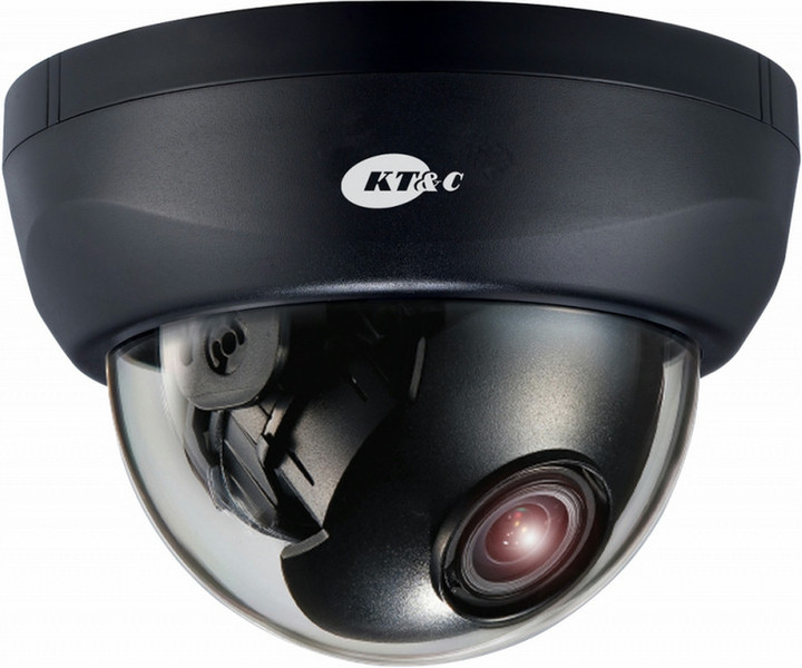 KT&C KPC-DNS102NUVB CCTV security camera Innenraum Kuppel Schwarz Sicherheitskamera