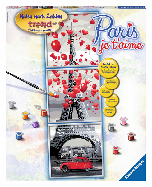 Ravensburger Paris, je t’aime Bilder-Set zum Ausmalen