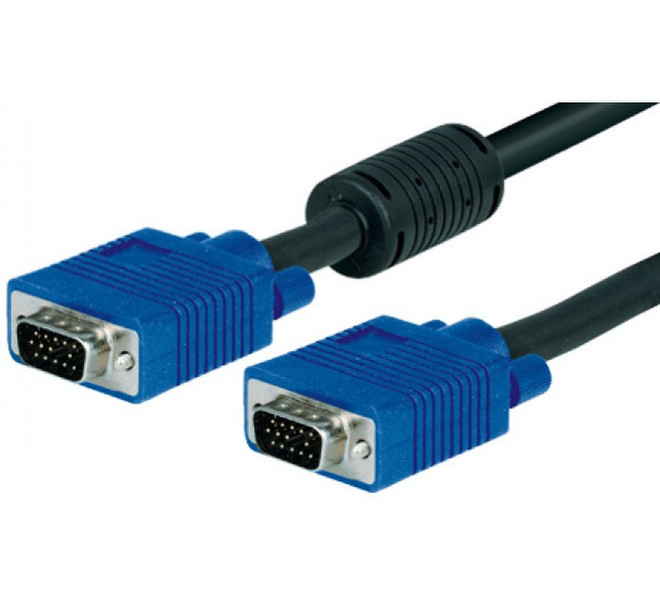 Tecline 38425M 25м VGA (D-Sub) VGA (D-Sub) Черный, Синий VGA кабель