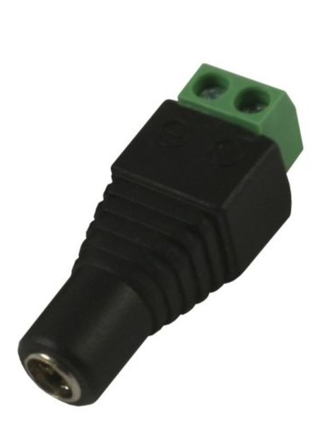 Synergy 21 S21-LED-000220 DC/2.1 x 4 mm Black,Green wire connector