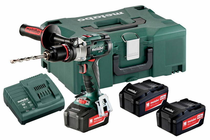 Metabo SB 18 LTX IMPULS SET Дрель с рукояткой пистолетного типа Литий-ионная (Li-Ion) 4А·ч 2400г Черный, Зеленый, Красный