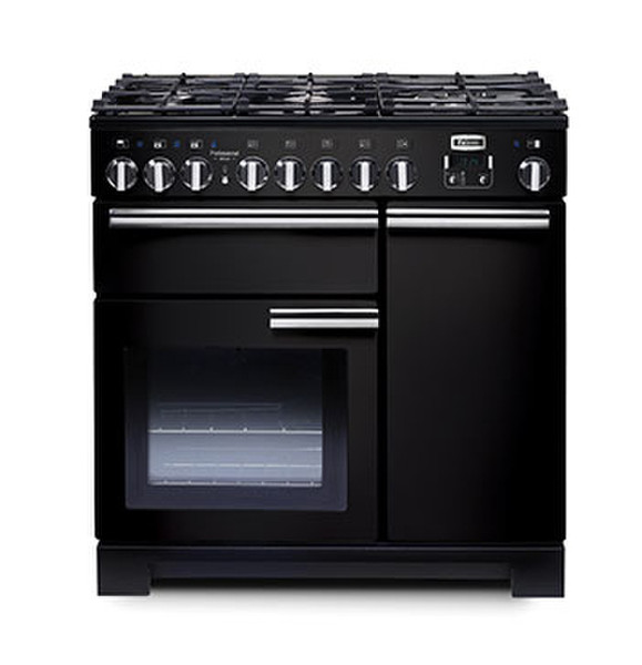 Falcon Professional Deluxe 90 DF Freistehend Gas hob A Schwarz