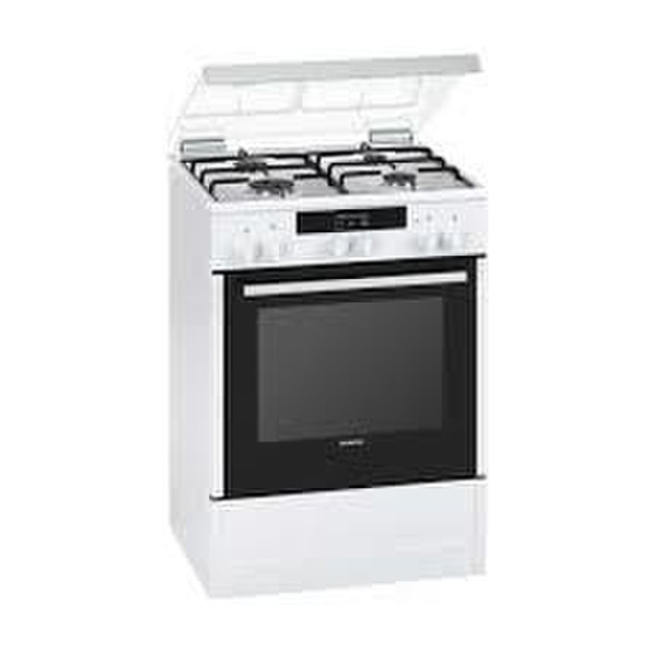 Siemens HX725220N Freestanding Gas hob A White cooker