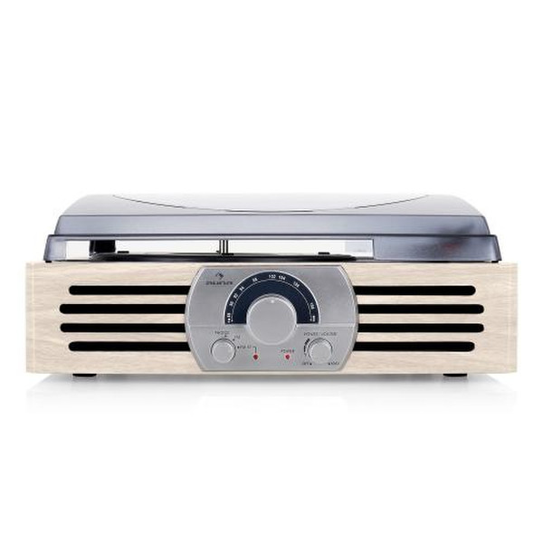 Auna TT-83N Belt-drive audio turntable Cremefarben