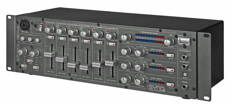 SynQ SMI 84 6Kanäle 20 - 20000Hz Audio-Mixer