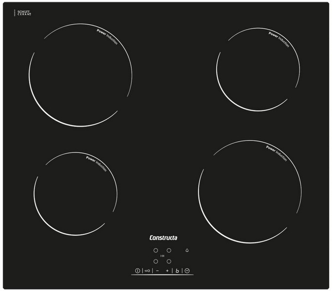 Constructa CA431230N Built-in Induction Black hob