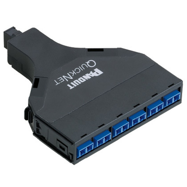 Panduit FQ9N-12-10AS LC/MTP 1pc(s) Black fiber optic adapter