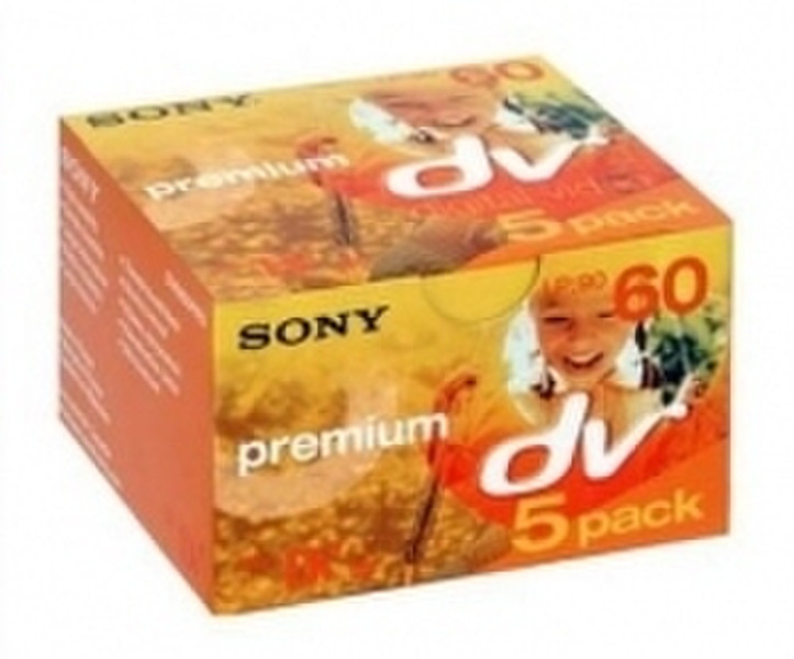 Sony 5DVM60PR MiniDV Premium Tape 5-pack MiniDV Leeres Videoband