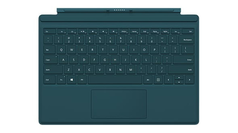 Microsoft Surface Pro 4 Type Cover QWERTZ Grün