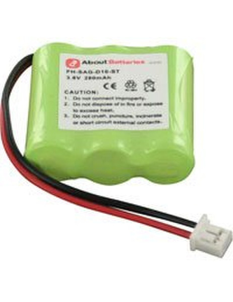 AboutBatteries 283793 Nickel Metal Hydride 320mAh rechargeable battery