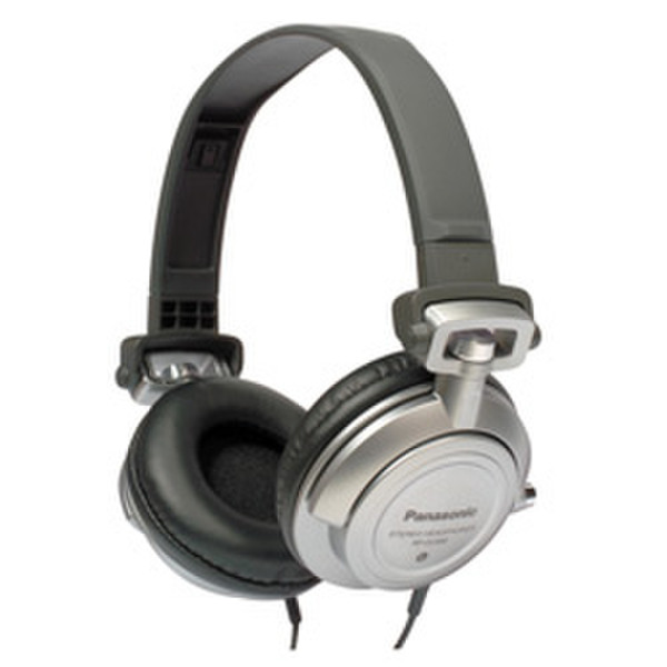 GE RP-DJ300-S Ohraufliegend Silber Kopfhörer