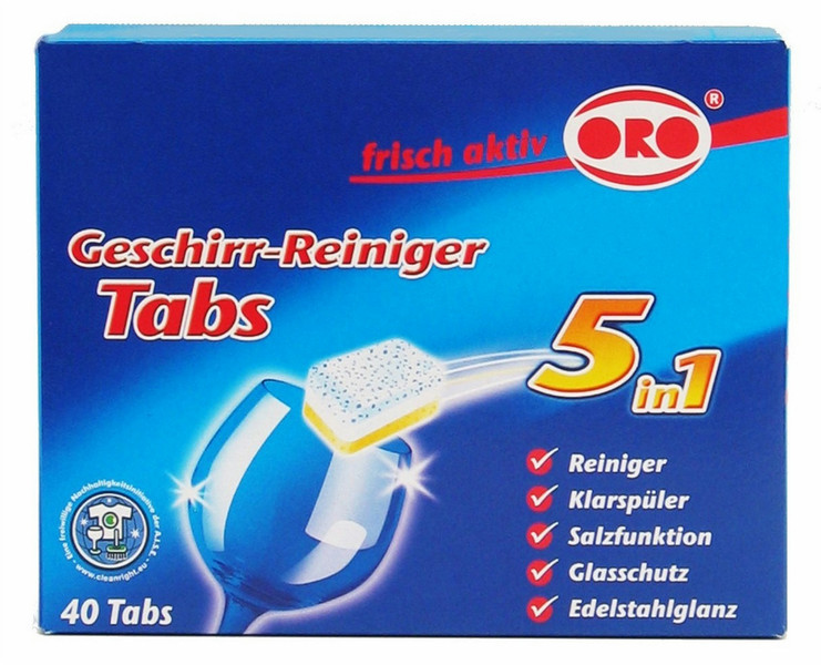 ORO frisch-aktiv Geschirr-Reiniger Tabs 5in1