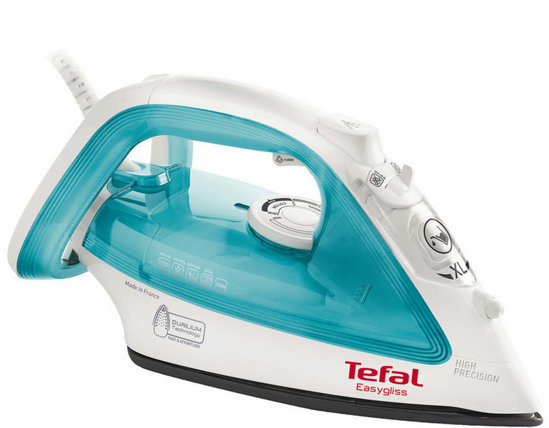 Tefal FV4030E0 Durilium soleplate 2300Вт Белый утюг