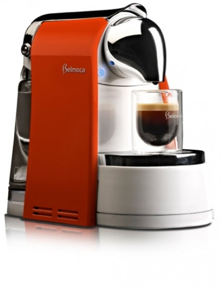Belmoca B-100 Espresso machine 1л 25чашек Хром, Красный