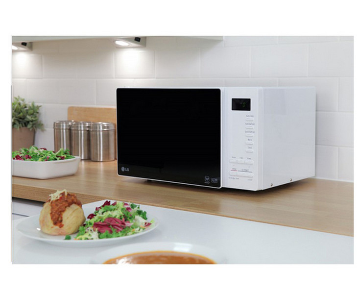 LG MS2354JAS Countertop 23L 800W White microwave