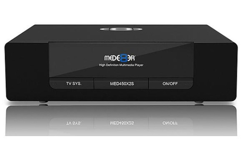 Mede8er MED450X2S-1000 1000GB 7.1 1920 x 1080Pixel Schwarz Medienspieler/-recorder