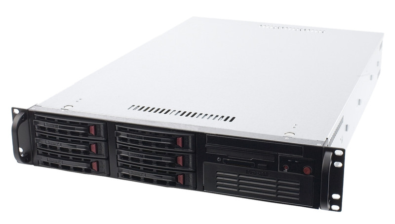 ipConfigure SteelFin Tiger Rack (2U) Gigabit Ethernet network surveillance server