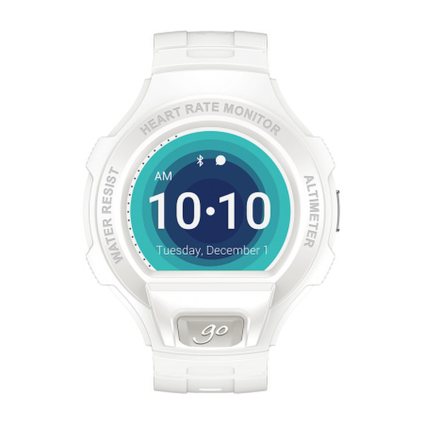 Alcatel ONETOUCH GO 1.22Zoll IPS 55g Grau, Weiß Smartwatch