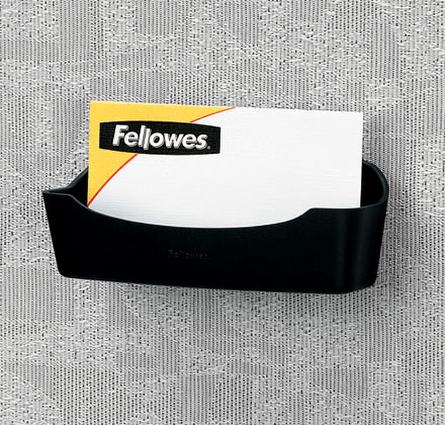 Fellowes Partition Additions Plastic Black business card holder