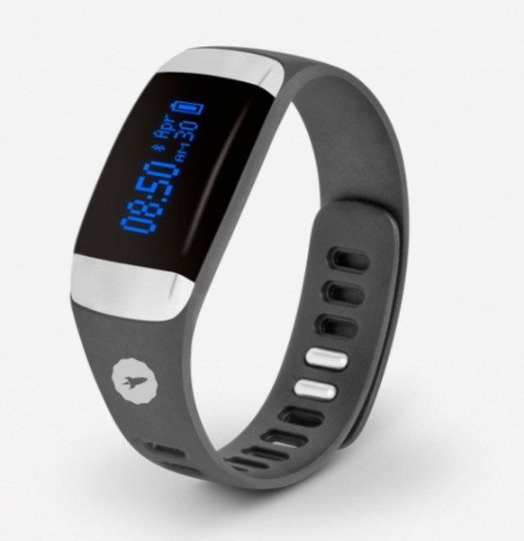 SPC Fit Pulse Clip-on/Wristband activity tracker 0.91" LED Wireless Grey