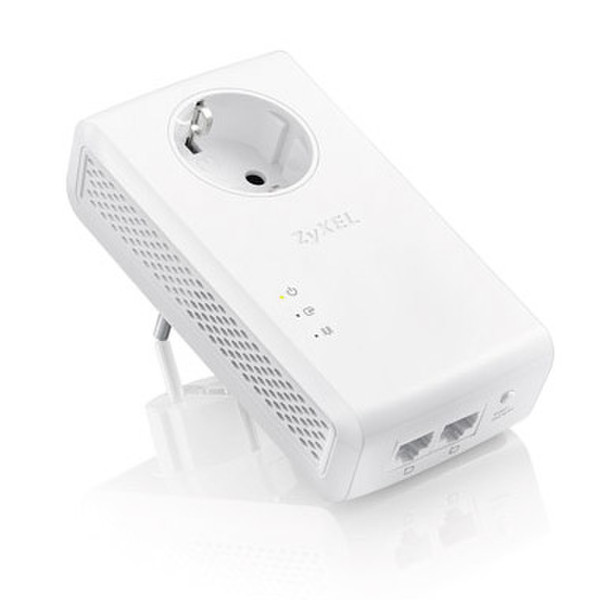 ZyXEL PLA5456 Eingebauter Ethernet-Anschluss Weiß 1Stück(e) PowerLine Netzwerkadapter
