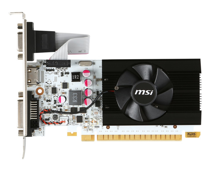 MSI N730K-1GD5LP/OCV1 GeForce GT 730 1ГБ видеокарта