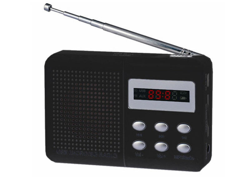 Mpman 20 USB PLL Tragbar Digital Schwarz Radio