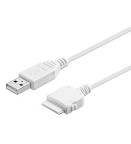 Wentronic DAT f/ Apple iPod / iPhone 3G / iPhone 3Gs White mobile phone cable