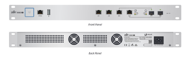 Ubiquiti Networks USG-PRO-4 10,100,1000Мбит/с шлюз / контроллер