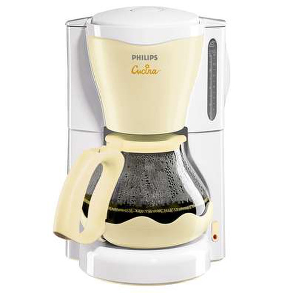 Philips Café Gaia, HD7502 Drip coffee maker 1.2L 10cups White
