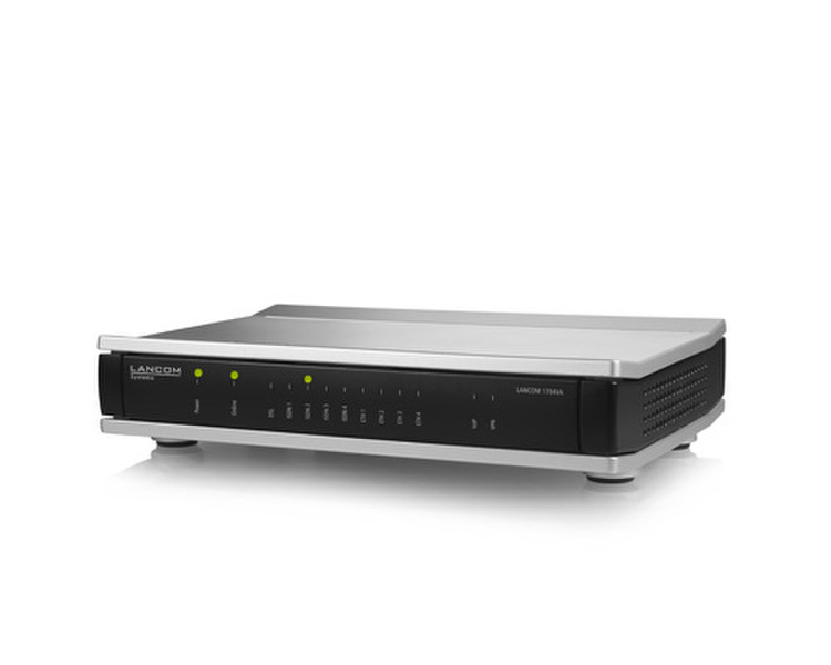 Lancom Systems 1784VA Подключение Ethernet VDSL2 Черный, Cеребряный проводной маршрутизатор