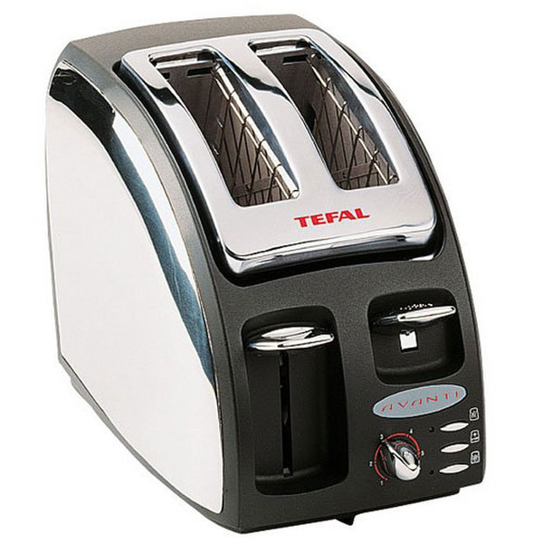 Tefal Avanti Deluxe Toaster 2slice(s) 950W Schwarz, Chrom