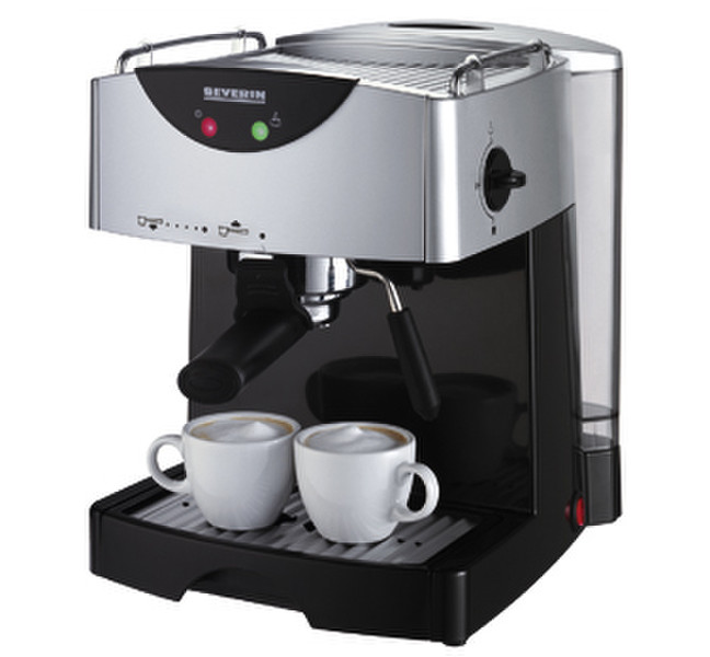 Severin Espresso Machine KA 5982 Espresso machine 1.5л Черный, Нержавеющая сталь