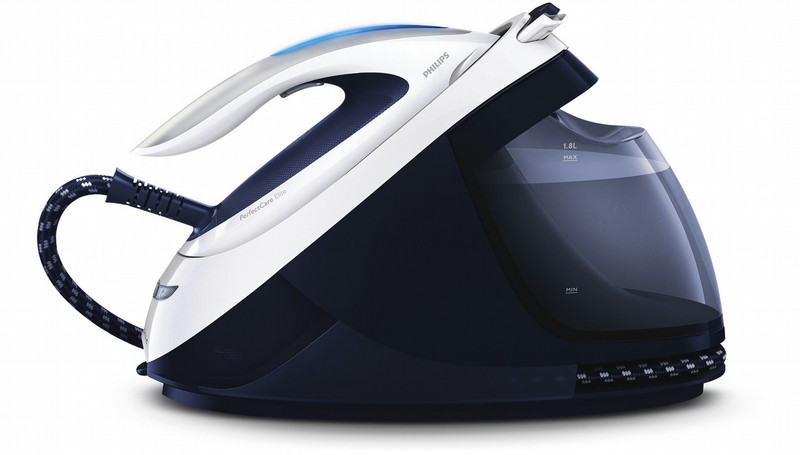 Philips PerfectCare Elite GC9622/21 1.8L T-ionicGlide soleplate Blue,White steam ironing station