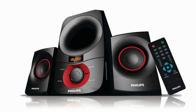 Philips MMS6060F/94 2.1канала 60Вт Черный набор аудио колонок